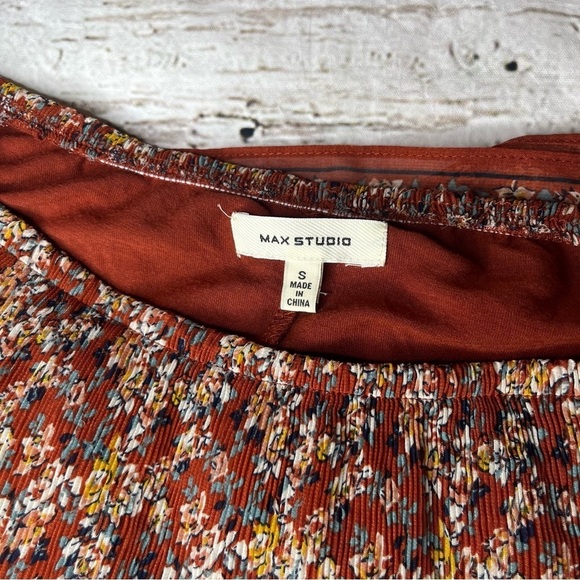 Max Studio Floral Print Casual A-Line Skirt Size S - Picture 2 of 10